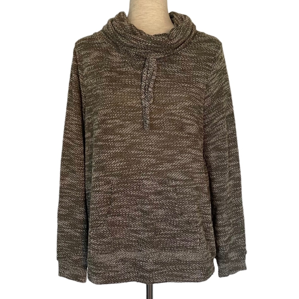 ⭐️ SOLD ⭐️ LOVEAPPELLA STITCH FIX Cowl Neck Pullover Sweater Green - Picture 1 of 8